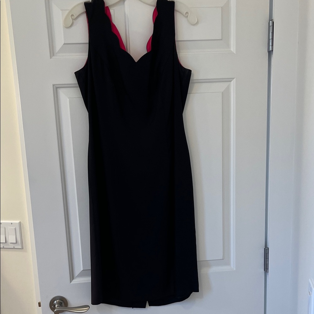Elegant Black and Pink Dress